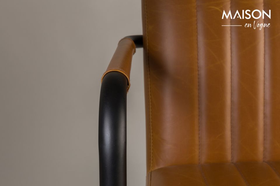 Sessel Stitched in Cognac - 13