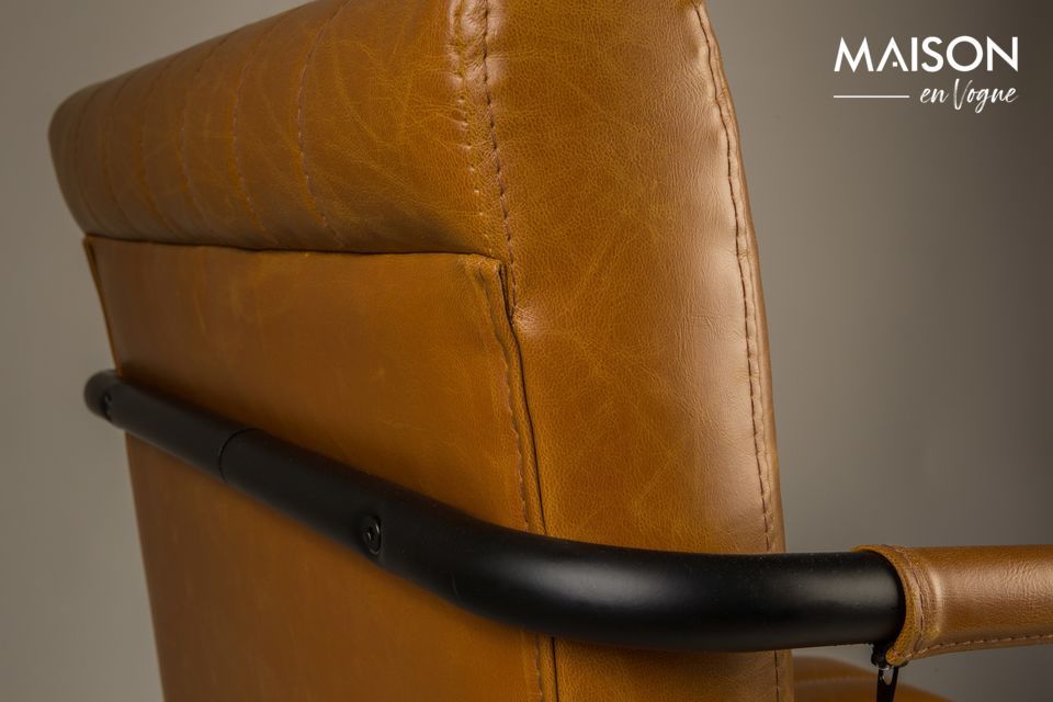 Sessel Stitched in Cognac - 15