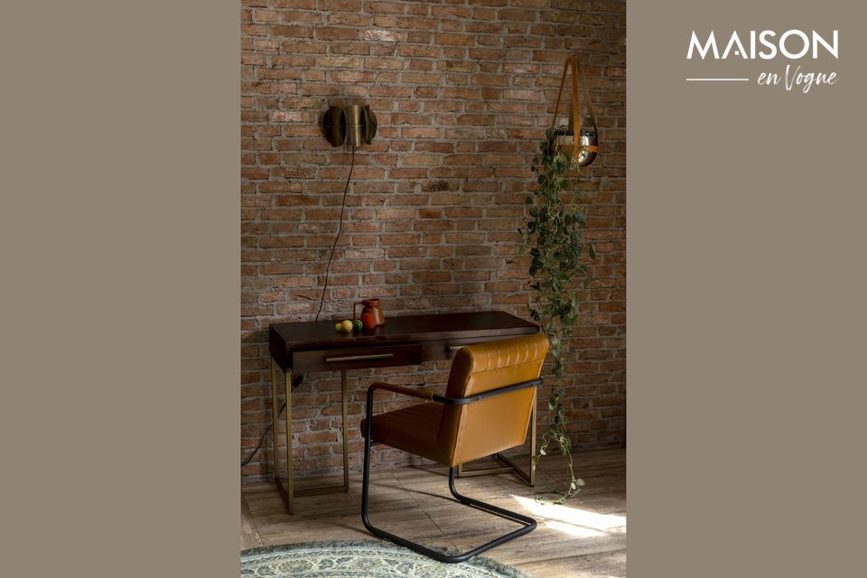 Sessel Stitched in Cognac - 14