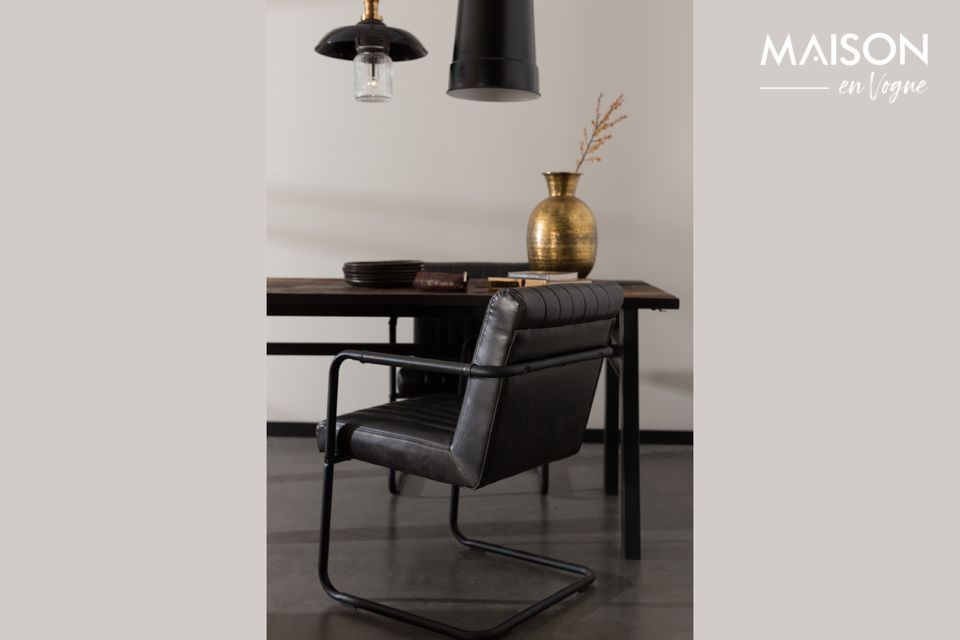 Sessel Stitched in Schwarz DutchBone