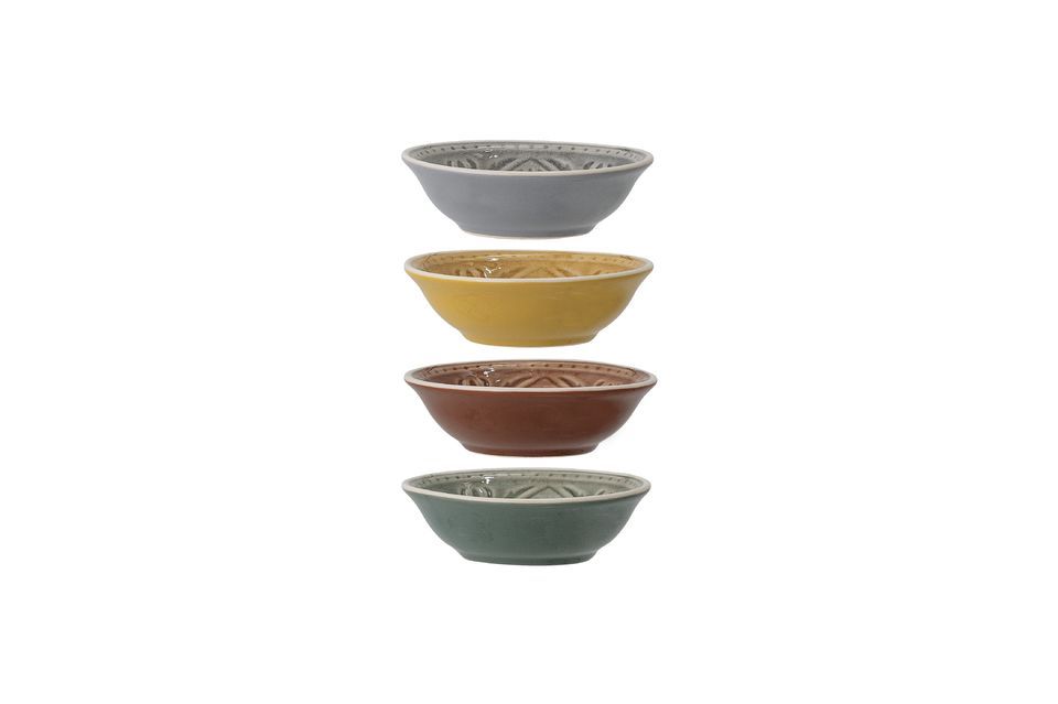 Set aus 4 Rani-Schalen aus Stein - 5