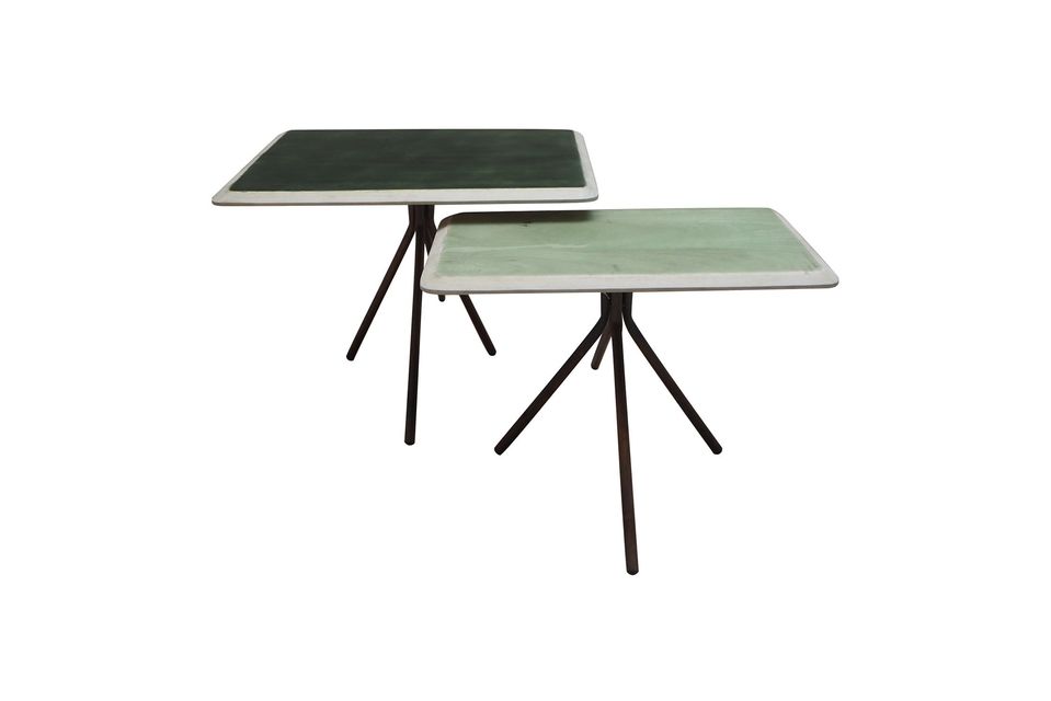 Diese beiden grünen Rêverie-Tische