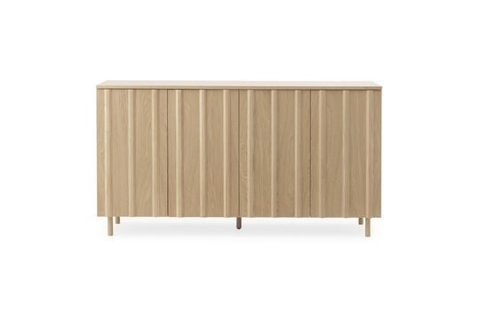 Sideboard aus heller Eiche Rib ohne jede Grenze