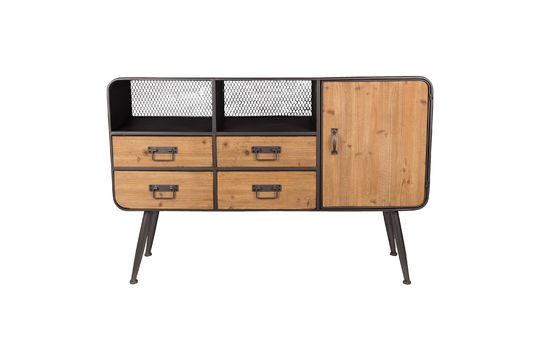 Sideboard aus Holz und Metall High Gin
