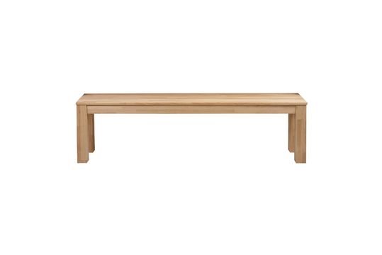Sitzbank aus massiver Eiche in Beige Largo