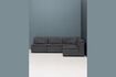 Miniaturansicht Sofaelement aus grauem Stoff Clide 3