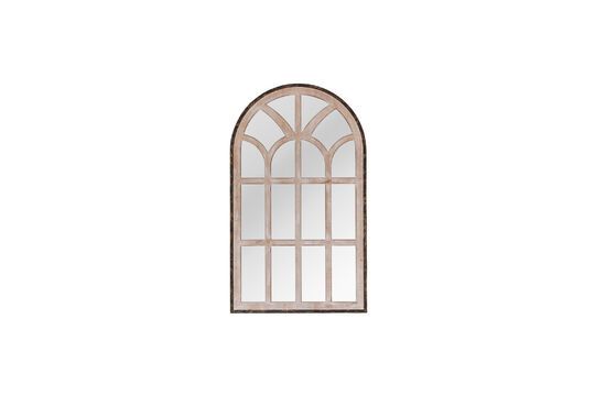 Spiegel aus hellem Holz Finestra