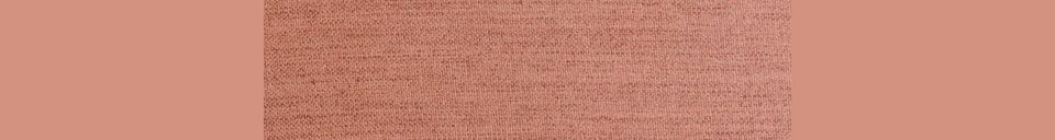 Materialbeschreibung Stoffbank in Marsala-Rosa