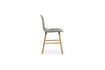 Miniaturansicht Stuhl aus Eiche und Kunststoff grau Form 4