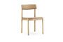 Miniaturansicht Stuhl aus Esche und braunem Leder Timb ohne jede Grenze