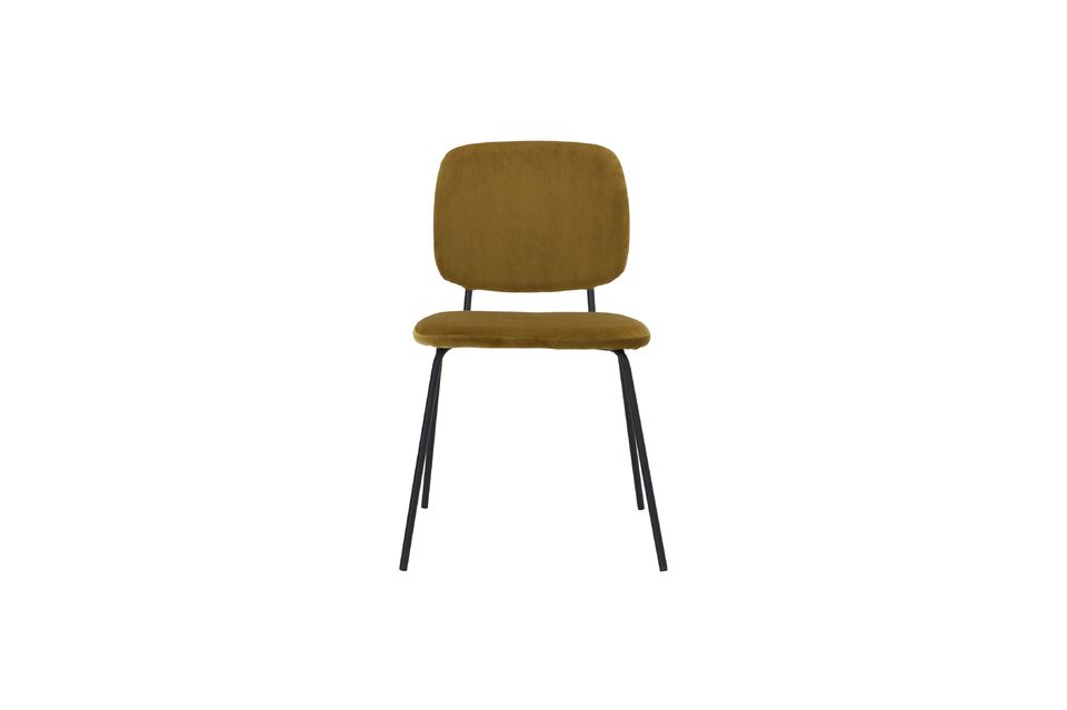 Wählen Sie für Ihr Wohnzimmer, Ihr Büro oder Ihr Schlafzimmer den Polyester-Veloursstuhl Lao