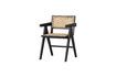 Miniaturansicht Stuhl aus Rattan und schwarzem Holz Gunn 1