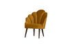 Miniaturansicht Stuhl aus Velor ochre Schelp 5