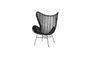 Miniaturansicht Stuhl Lizos aus schwarzem Rattan ohne jede Grenze
