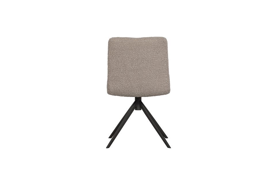 Stuhl mit Schaffelleffekt sandfarben Vinny - 5