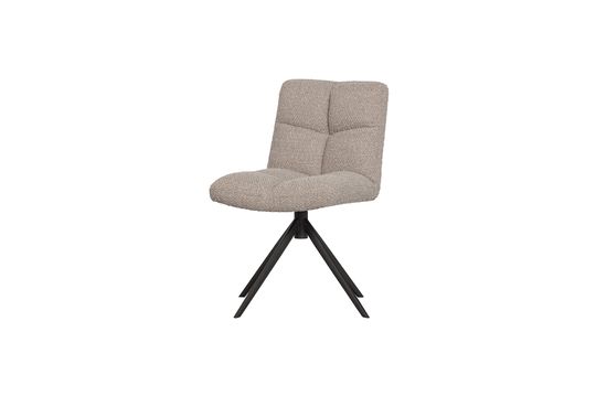 Stuhl mit Schaffelleffekt sandfarben Vinny
