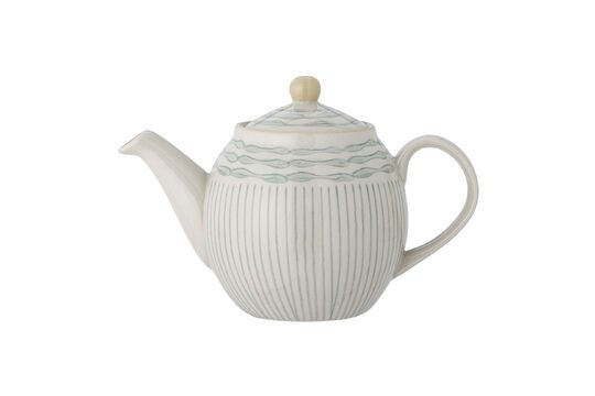 Teekanne aus blauem Steingut Maple