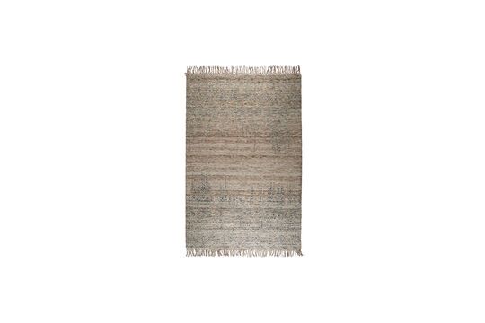 Teppich 170x240 cm aus beigem Wollstoff Max