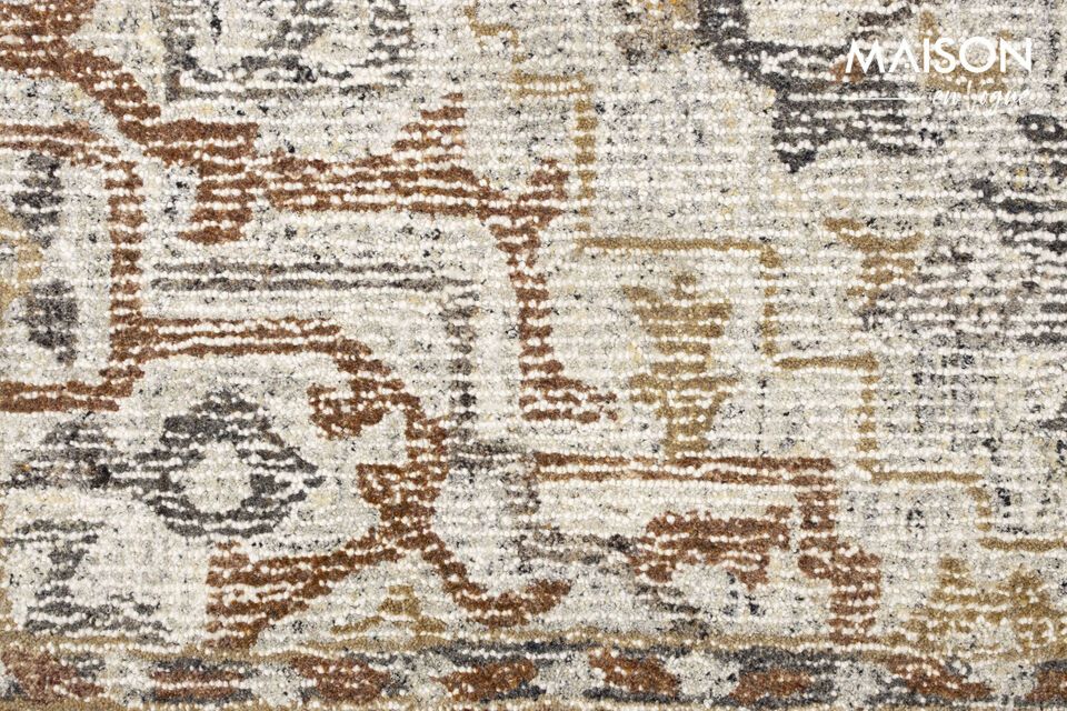 Bringen Sie Eleganz und Komfort mit unserem Teppich aus grauer Wolle.