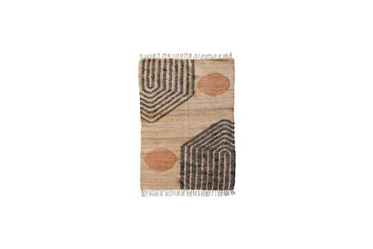 Teppich aus beigefarbener Baumwolle 120x180 cm Levant