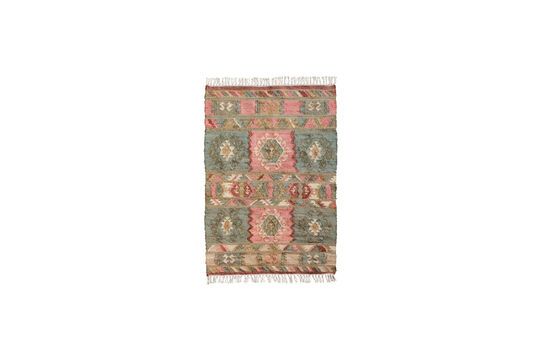 Teppich aus mehrfarbiger Baumwolle 120x180 cm Patchwork