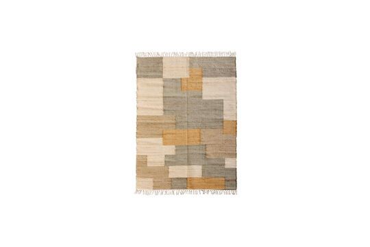 Teppich aus mehrfarbiger Baumwolle 160x230 cm Vert