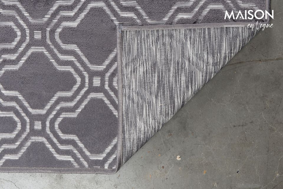Der großformatige graue Teppich Feike 160X230 bietet dank seiner hochwertigen Materialien guten