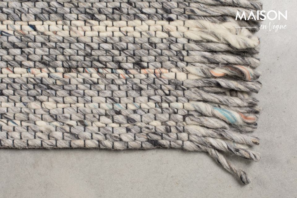 Der Teppich Frills 170X240 in Grau/Blau ist ideal