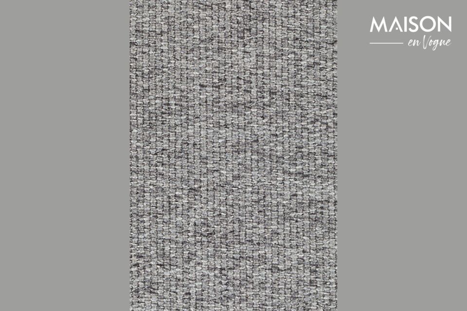 Entscheiden Sie sich für modularen Komfort mit dem Stuhl Spike mit grauem Stoffbezug.
