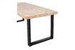 Miniaturansicht Tisch 200x90 aus Mangoholz Fischgrät mit U-förmigen Beinen Tablo 5