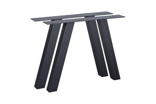 Tischbeine für den Außenbereich aus schwarzem Metall Tablo ohne jede Grenze