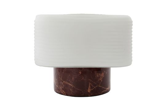 Tischlampe aus Marmor Neat in braun