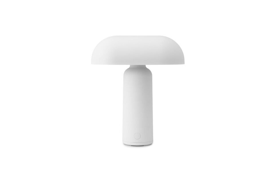 tischlampe aus weißem Acryl Porta Normann Copenhagen