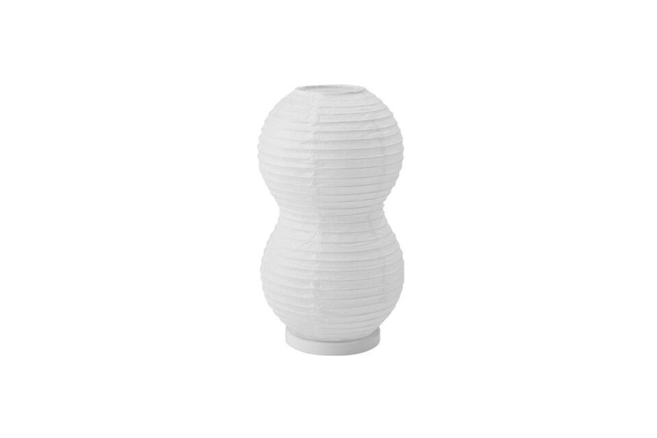 Tischlampe aus weißem Papier Twist Puff Normann Copenhagen