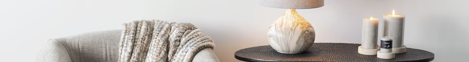 Materialbeschreibung Tischlampe Snooz aus Keramik