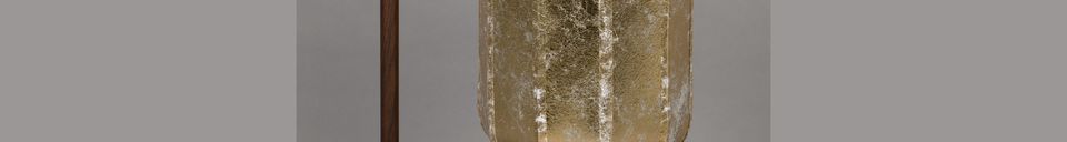 Materialbeschreibung Tischlampe Suoni Gold