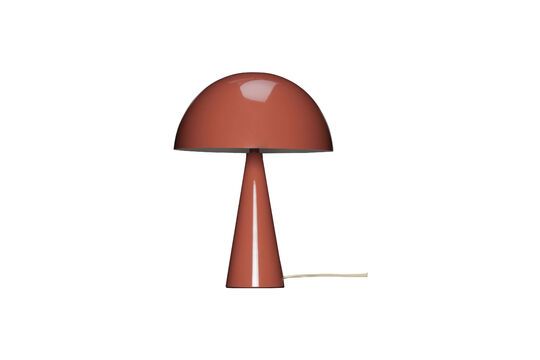 Tischleuchte aus rotem Metall Mush