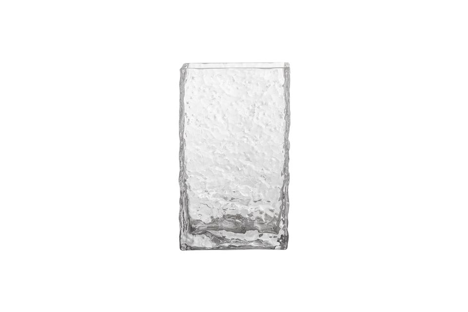 Transparente Vase aus Glas Remon Bloomingville