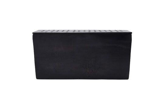 Vase aus Aluminium Messing schwarz Flow ohne jede Grenze