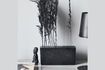 Miniaturansicht Vase aus Aluminium Messing schwarz Flow 2