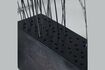 Miniaturansicht Vase aus Aluminium Messing schwarz Flow 4