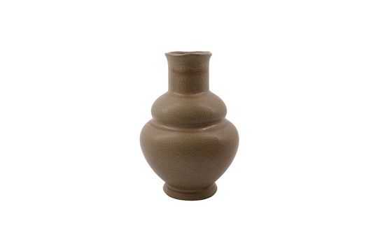 Vase aus braunem Sandstein Liva