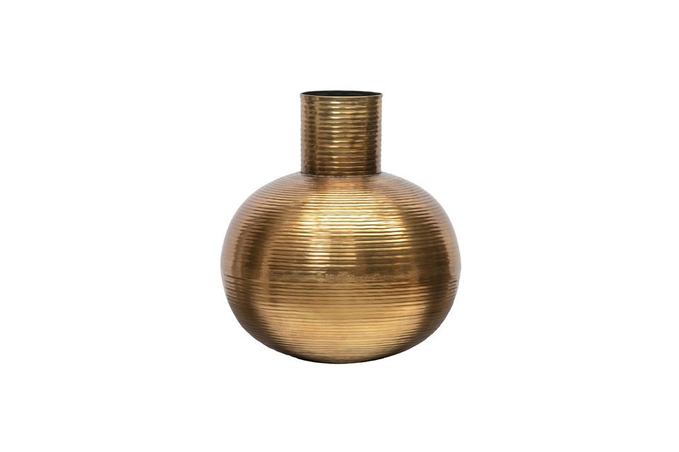 Vase aus goldfarbenem Metall Pixie Woood