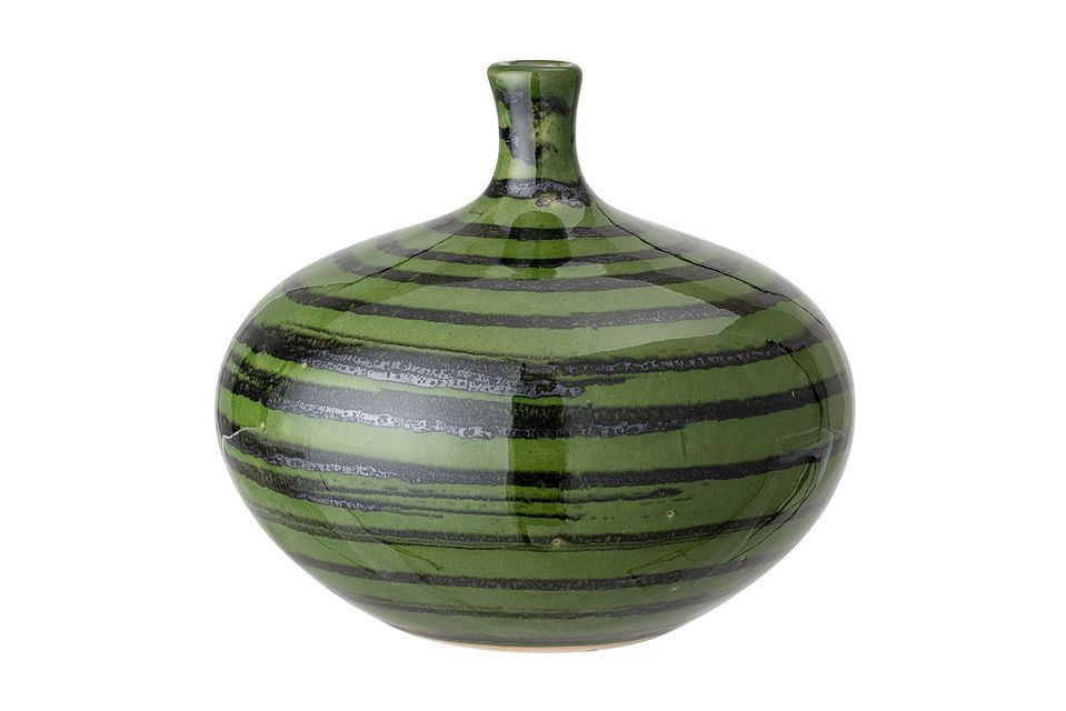 Vase aus grünem Stein Landroff Bloomingville