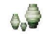 Miniaturansicht Vase aus mundgeblasenem grünen Glas Steps 2