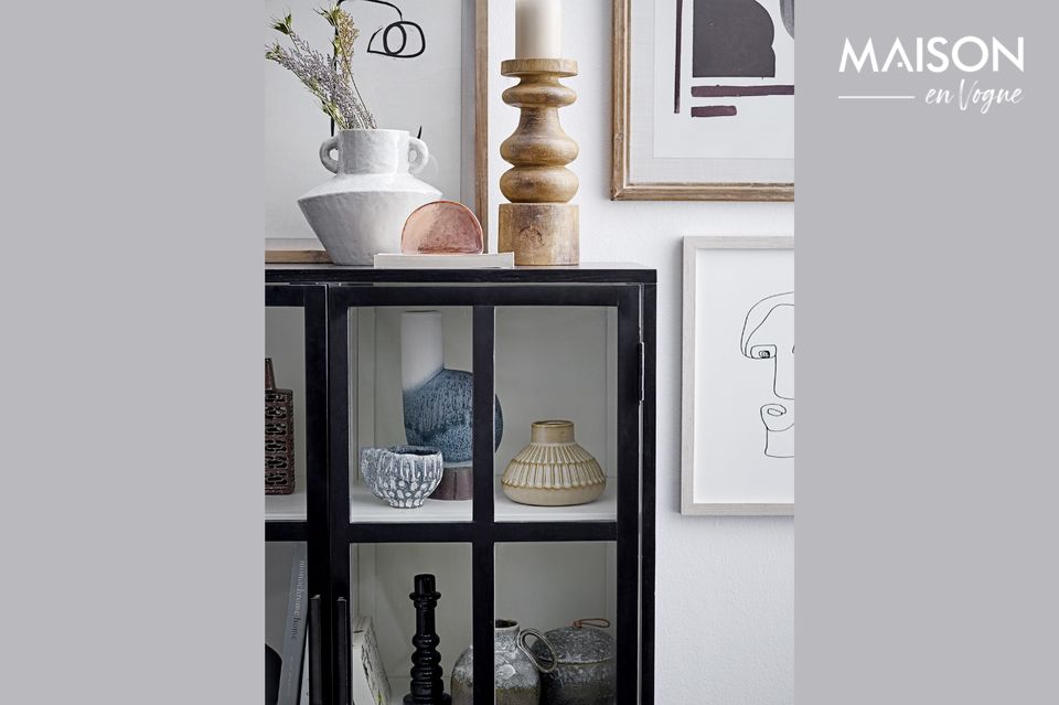 Diese Vase in Grüntönen