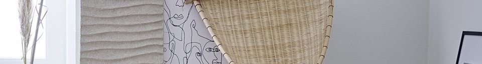 Materialbeschreibung Wanddekoration aus Bambus Ri