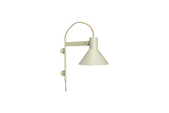 Wandleuchte aus Metall in beige Studio