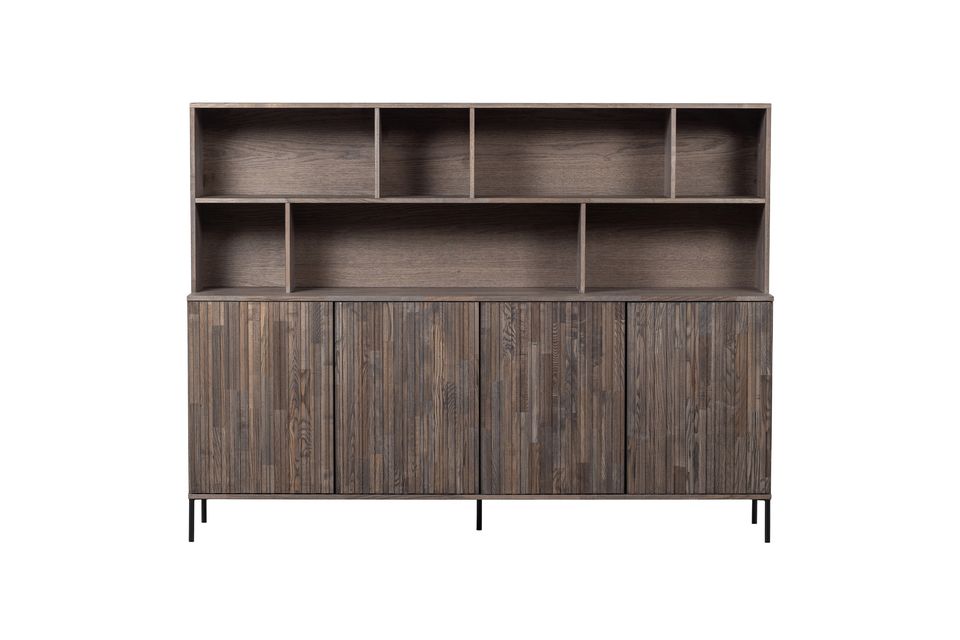 Wandschrank aus brauner Eiche New Woood