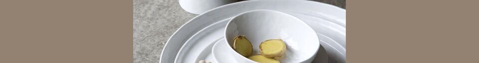 Materialbeschreibung Weiße Suppenschüssel Porcelino
